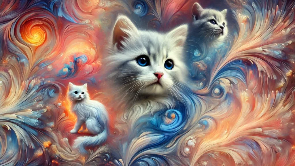 AI-Generated Cat Wallpaper