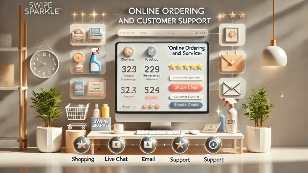 Online Ordering and Customer Support